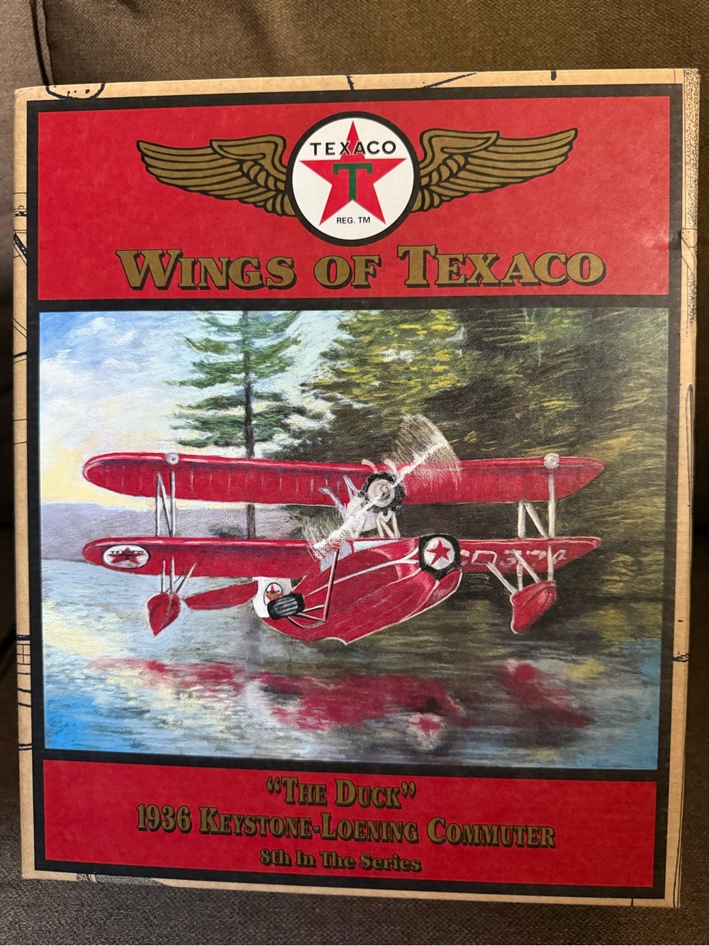 NEW Wings of Texaco 1936 Keystone-Loening Commuter Plane The Duck Bank Die Cast